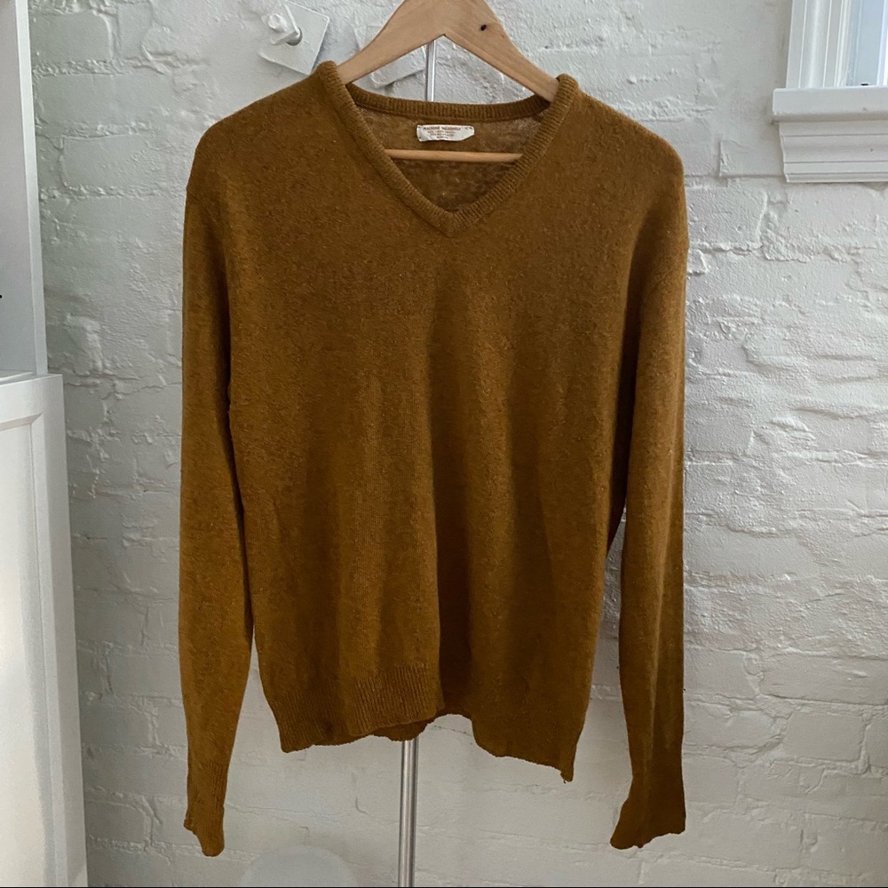 Vintage wool v-neck sweater